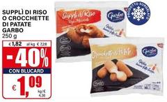 Garbo - Suppli Di Riso O Crocchette Di Patate