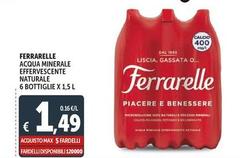 Ferrarelle - Acqua Minerale Effervescente Naturale 6 Bottiglie