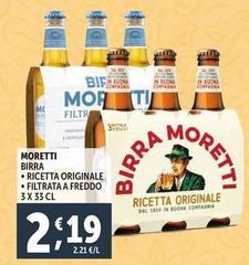 Moretti - Birra Ricetta Originale