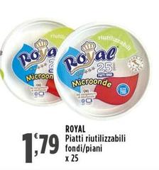 Royal - Piatti Riutilizzabili Fondi/Piani