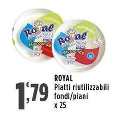 Royal - Piatti Riutilizzabili Fondi/Piani