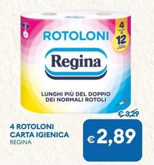 Regina - 4 Rotoloni Carta Igienica