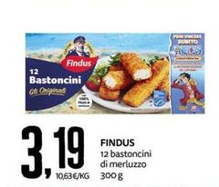 Findus - 12 Bastoncini Di Merluzzo