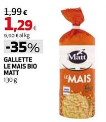 Matt - Gallette Le Mais Bio