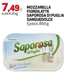 Saporosa di puglia - Mozzarella Fiordilatte