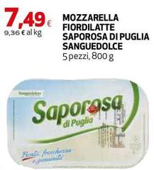 Saporosa di puglia - Mozzarella Fiordilatte