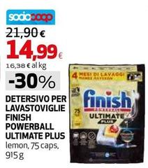 Finish - Detersivo Per Lavastoviglie Powerball Ultimate Plus