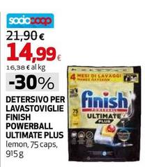 Finish - Detersivo Per Lavastoviglie Powerball Ultimate Plus