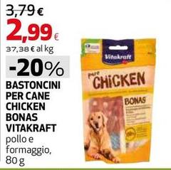 Vitakraft - Bastoncini Per Cane Chicken Bonas