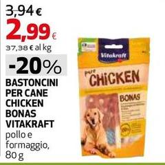 Vitakraft - Bastoncini Per Cane Chicken Bonas