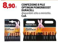 Duracell - Confezione 8 Pile Optimum Powerboost