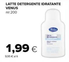 Venus - Latte Detergente Idratante