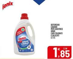 Ionix - Detersivo Liquido Per Lavatrice Capi Colorati E Delicati