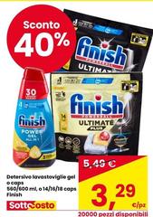 Finish - Detersivo Lavastoviglie Gel O Caps