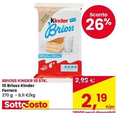 Ferrero - Brioss Kinder 10 Stk. 10 Brioss Kinder