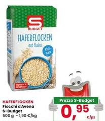 S budget - Fiocchi D'Avena