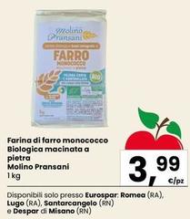 Molino - Farina Di Farro Monococco Biologica Macinata A Pietra