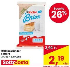 Ferrero - 10 Brioss Kinder
