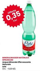 Lete - Acqua Minerale Effervescente Naturale