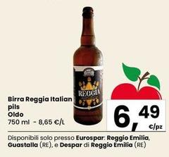 Reggia - Birra Pils Oldo