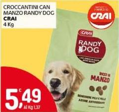 Crai - Croccantini Can Manzo Randy Dog