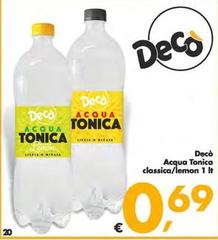 Deco - Acqua Tonica Classica/lemon