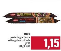 Selex - Pasta Sfoglia Fresca Rettangolare, Rotonda