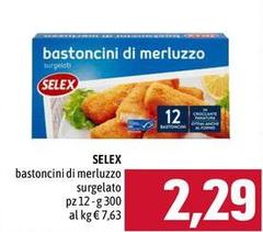 Selex - Bastoncini Di Merluzzo Surgelato