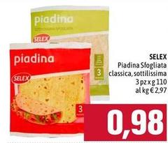 Selex - Piadina Sfogliata Classica, Sottilissima