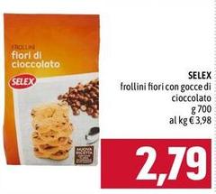Selex - Frollini Fiori Con Gocce Di Cioccolato