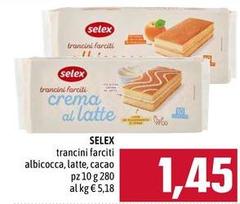 Selex - Trancini Farciti Albicocca, Latte, Cacao