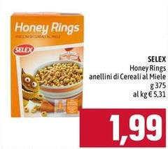 Selex - Honey Rings Anellini Di Cereali Al Miele