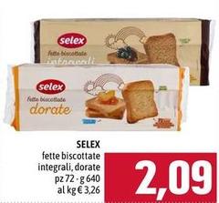 Selex - Fette Biscottate Integrali