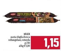 Selex - Pasta Sfoglia Fresca Rettangolare, Rotonda