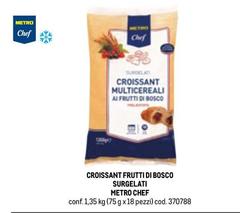 Metro chef - Croissant Frutti Di Bosco Surgelati