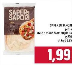 Saper di sapori - Pinsa A Mano Cotta Su Pietra