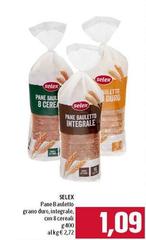Selex - Pane Bauletto Grano Duro, Integrale, Con 8 Cereali