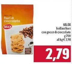 Selex - Frollini Fiori Con Gocce Di Cioccolato