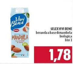 Selex - Vivi Bene Bevanda A Base Di Mandorla Biologica