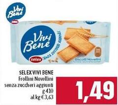 Viver bene - Frollini Novellini Senza Zuccheri Aggiunti