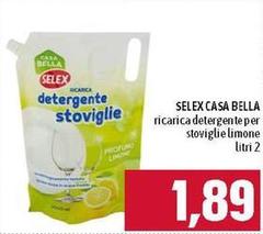 Selex - Casa Bella Ricarica Detergente Per Stoviglie Limone