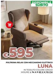 Poltrona Relax Con Meccanismo Elettrico