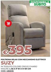 Suzi wan - Poltrona Relax Con Meccanismo Elettrico