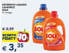 Sole - Detersivo Liquido Lavatrice