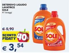 Sole - Detersivo Liquido Lavatrice