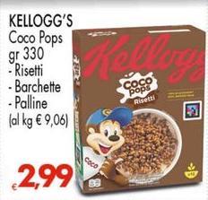 Kelloggs - Coco Pops Risetti/ Barchette/ Palline