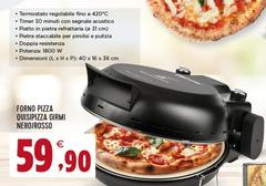 Pietra - Forno Pizza Ou Spizaza Birmi Nero/Rosso