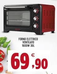 Forno Elettrico Ventilato 1600w 30l