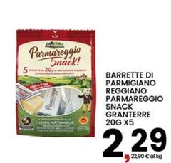Parmigiano reggiano - Barrette Di Parmigiano Reggiano Parmareggio Snack