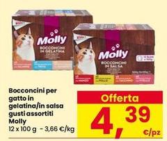 Molly - Bocconcini Per Gatto In Gelatina/in Salsa